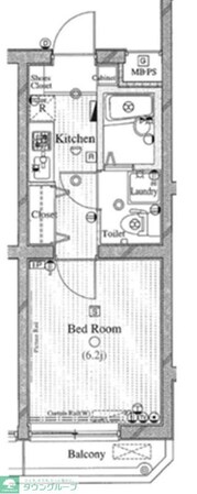 ル・リオン中野白鷺の物件間取画像